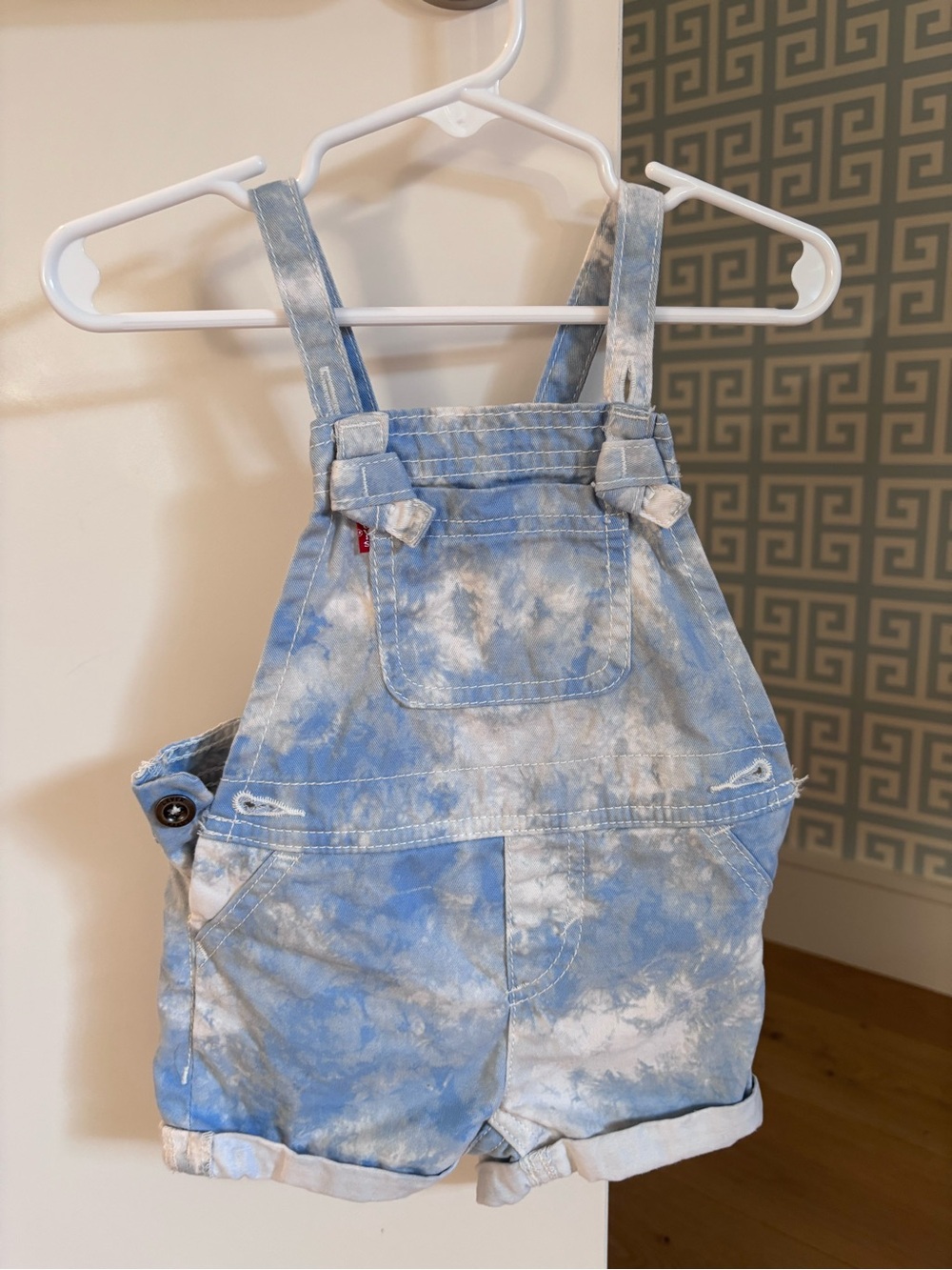 Levi’s Tie-Dye Denim Shortalls - 12M